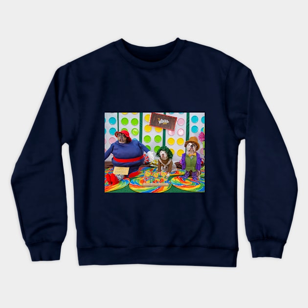 This piece of gum happens to be tomato soup, roast beef, and blueberry pie Crewneck Sweatshirt by TeamPitCrewDogs
